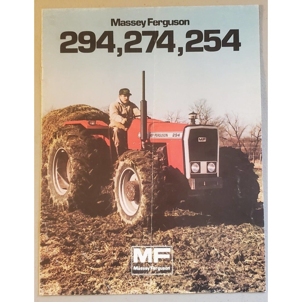 Original Massey Ferguson 254 274 and 294 Tractor Sales Brochure